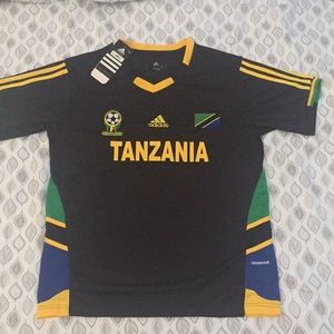 Adidas Soccer Jersey Tanzania Large